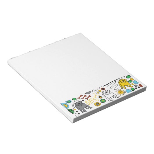 Bloc-note Pad de mémo Bulldog (Incliné)