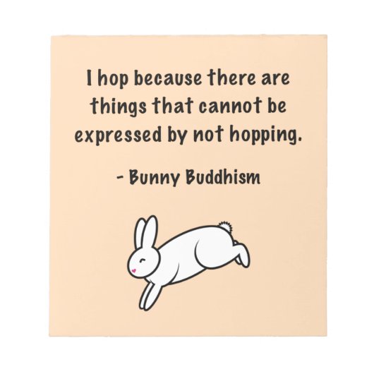 Bloc-note Pad de mémo Hop Expressif (Devant)