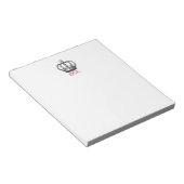 Bloc-note Pad de note de Corona monogramme (Incliné)