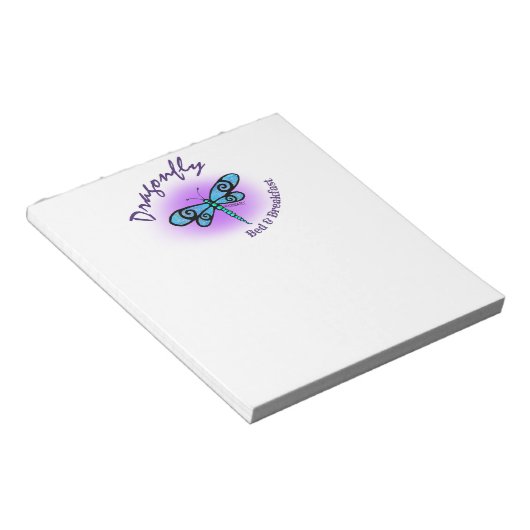 Bloc-note Pad de note de libellule KiniArt (Incliné)