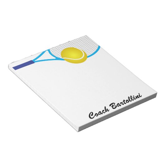 Bloc-note Pad de note de tennis scolaire - SRF (Incliné)