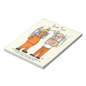 Bloc-note Pad de note de Trumper anti-émeute (Tourné)