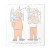 Bloc-note Pad de note de Trumper anti-émeute (Devant)