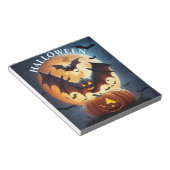 Bloc-note Pad de note d'Halloween (Incliné)