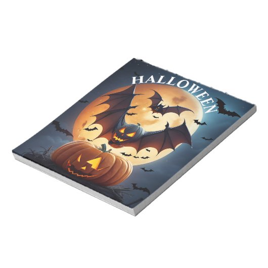 Bloc-note Pad de note d'Halloween (Tourné)