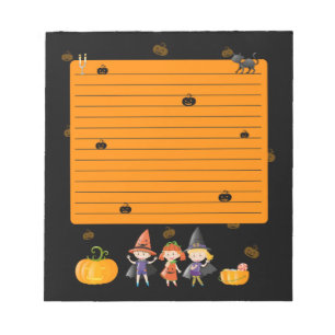 Bloc-note Pad de note d'Halloween