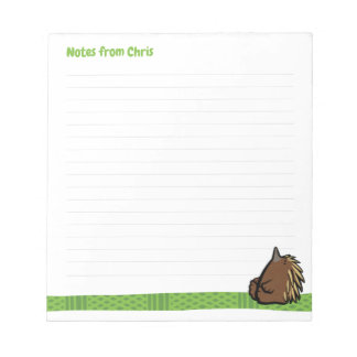 Bloc-note Pad de note Echidna