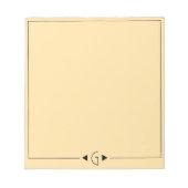 Bloc-note Pad de note initiale (Devant)