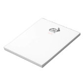 Bloc-note Pad de note lapin monogramme lapin (Tourné)