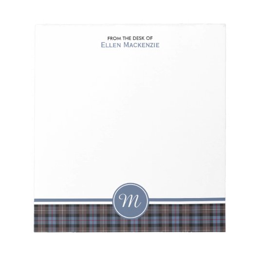 Bloc-note Pad de note pour le tarogramme Patiné Mackenzie Cl (Devant)
