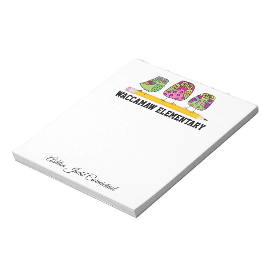 Bloc-note Pad de note scolaire petit (Tourné)