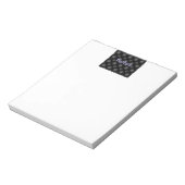Bloc-note Pad de notes de Motif noir (Tourné)