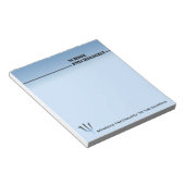 Bloc-note Pad de notes professionnelles du psychologue scola (Incliné)