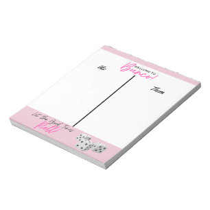 Bloc-note Pad de score Bunco Générique - Pad de score Bunco 
