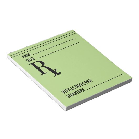 Bloc-note Pad d'ordonnance Rx n° 2 (Incliné)