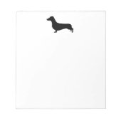 Bloc-note Pad note Dachshund (Devant)