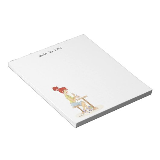Bloc-note Pad note fille Soda (Incliné)