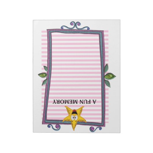 Bloc-note Pad note souvenirs amusants (Tourné)