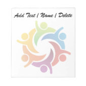 Bloc-note Pad TEAMWORK - Version légère SRF (Devant)