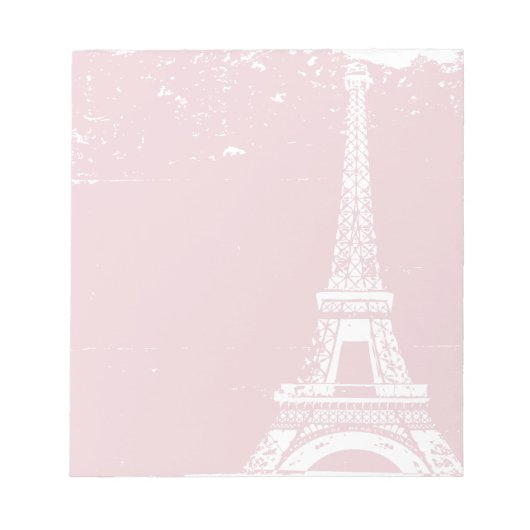 Bloc-note Pads Tour Eiffel rose (Devant)
