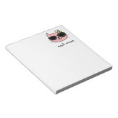 BLOC-NOTE PAGE DE NOTE COUPE DE MOM CAT (Incliné)