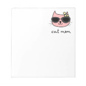 BLOC-NOTE PAGE DE NOTE COUPE DE MOM CAT (Devant)