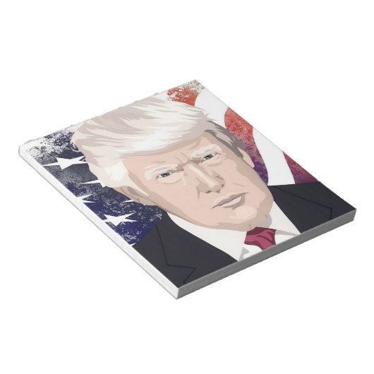 BLOC-NOTE PAGE DE NOTES TRUMP (Incliné)