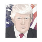 BLOC-NOTE PAGE DE NOTES TRUMP (Devant)