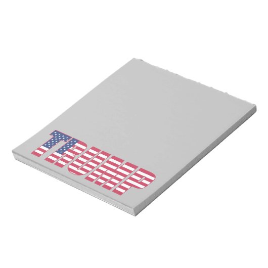 BLOC-NOTE PAGE DE NOTES TRUMP (Tourné)