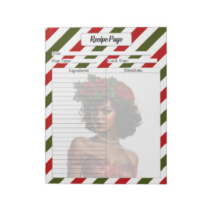 Bloc-note Page de recette Christmas Beauty Pinup_ Recette