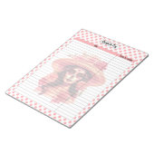 Bloc-note Page de recette du crâne de sucre (Incliné)