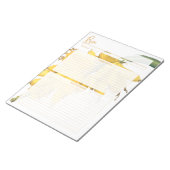 Bloc-note Page Recette de banane botanique (Incliné)