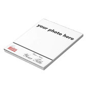 Bloc-note Pageant autograph pad - customize with your name (Tourné)