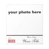 Bloc-note Pageant autograph pad - customize with your name (Devant)
