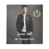 Bloc-note Pageant Autograph Photo Pad (Devant)