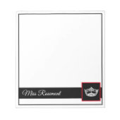 Bloc-note Pageant Crown Autographe Pad (Devant)