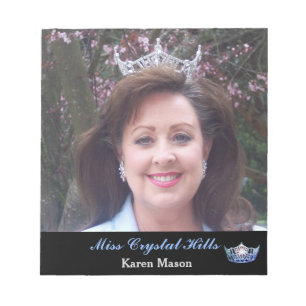 Bloc-note Pageant Crown Autographe Pad