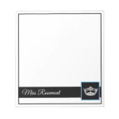 Bloc-note Pageant Crown Autographe Pad (Devant)