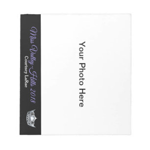 Bloc-note Pageant photo style Miss America Autographe