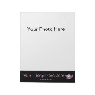 Bloc-note Pageant photo style Miss America Autographe