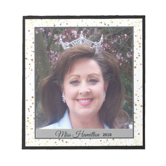 Bloc-note Pageant Queen Autograph Pad-Stardust (Devant)
