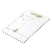 Bloc-note Pages de l'organisateur de recettes botaniques Her (Incliné)