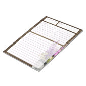 Bloc-note Pages de recettes Rustic Barn Wood and Jar of Flow (Incliné)