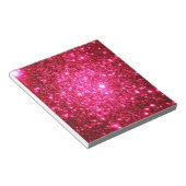 Bloc-note Paillettes Astrales Rose Chaud (Incliné)