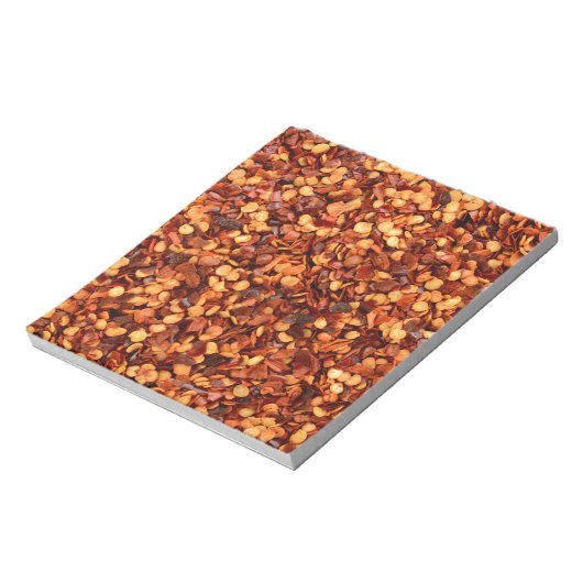 Bloc-note Paillettes rouges de piment séché chaud (Tourné)