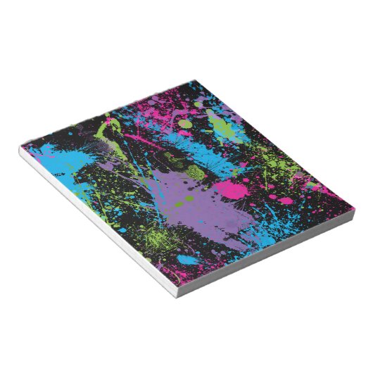 Bloc-note Paint Splater (Incliné)