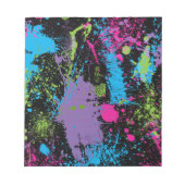 Bloc-note Paint Splater (Devant)