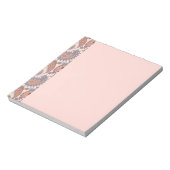 Bloc-note Paisley en rose (Tourné)