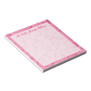 Bloc-note Paisley rose