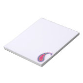 Bloc-note Paisley violet rose (Tourné)